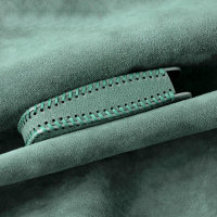 Funda protectora de cuero alcantara para llaves Mercedes-Benz Incluye mosquetón + llavero (LEK69-M8)