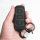 Coque de clé de voiture en cuir alcantara compatible avec Volkswagen, Skoda, Seat clés inkl. Karabiner + Schlüsselring (LEK69-V6)