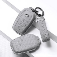 Alcantara key cover for Toyota keys incl. keychain (LEK72-T4)