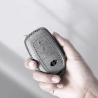 Alcantara key cover for Toyota keys incl. keychain (LEK72-T4)