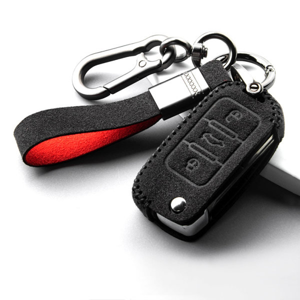 Alcantara Schlüsselhülle (LEK76) passend für Volkswagen, Skoda, Seat ,  22,90 €