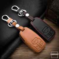 Cover Guscio / Copri-chiave Pelle compatibile con Audi AX6 marrone