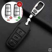 Leather key cover (LEK22) for Volkswagen keys including...