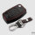Leder Schlüssel Cover passend für Ford Schlüssel F1 braun