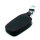 Coque de clé de Voiture (LEK2) en cuir compatible avec Toyota clés incl. porte-clés - noir