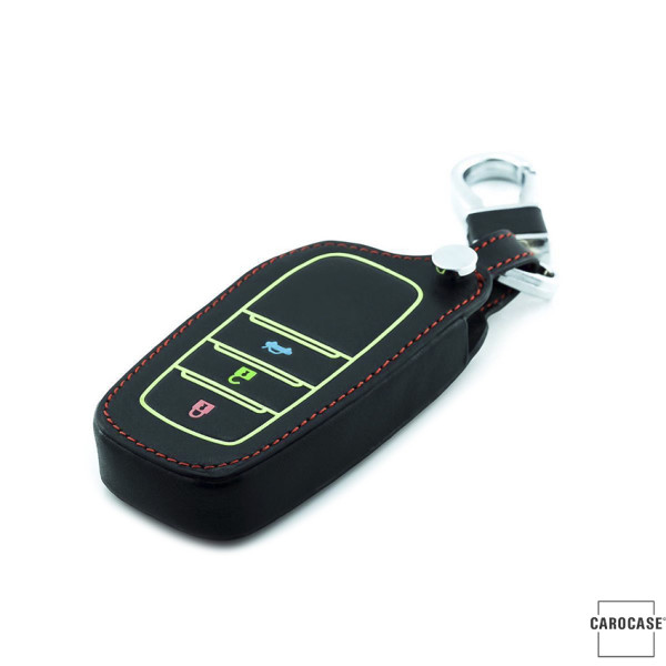 Cover Guscio / Copri-chiave Pelle compatibile con Toyota T4 marrone
