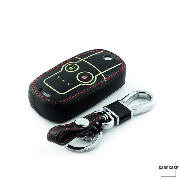 Cover Guscio / Copri-chiave Pelle compatibile con Honda H5 marrone