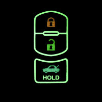 Leder Schlüssel Cover passend für Mazda Schlüssel schwarz LEUCHTEND! LEK2-MZ2-1