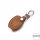 Leather key fob cover case fit for Mercedes-Benz M6 remote key brown