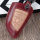 Cover Guscio / Copri-chiave Pelle compatibile con BMW B6, B7 vino rosso