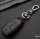Leder Hartschalen Cover passend für Mercedes-Benz Schlüssel schwarz LEK48-M9-1