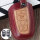 Cover Guscio / Copri-chiave Pelle compatibile con BMW B4, B5 vino rosso