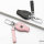 Cover Guscio / Copri-chiave Pelle compatibile con Mercedes-Benz M8 rosa