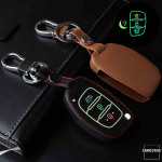 Cover Guscio / Copri-chiave Pelle compatibile con Hyundai D7