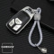 Glossy Carbon-Look Schlüssel Cover passend für Audi Schlüssel  SEK14-AX6