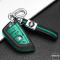 Silikon Leder-Look Schlüssel Cover passend für BMW Schlüssel  SEK13-B7