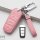 Cover Guscio / Copri-chiave Pelle compatibile con Volkswagen V6 rosa