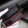 Coque de protection en cuir pour voiture Citroen, Peugeot clé télécommande PX1 noir/rouge
