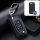 Leder Schlüssel Cover passend für Citroen, Peugeot Schlüssel CX2, PX2 schwarz/schwarz