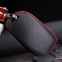 Leder Schlüssel Cover passend für Citroen, Peugeot Schlüssel C1, P1 braun