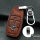 Cover Guscio / Copri-chiave Pelle compatibile con Mercedes-Benz M9 Marrone chiaro