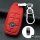 RUSTY Leder Schlüssel Cover passend für Mercedes-Benz Schlüssel rot LEK13-M9