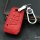 RUSTY Leder Schlüssel Cover passend für Volkswagen, Skoda, Seat Schlüssel rot LEK13-V4