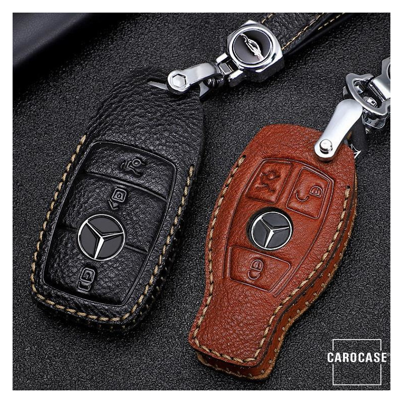 für Mercedes MAYBACH Schlüssel Etui Leder X222 SLR McLaren FSB3 FSB4  KeyCase 