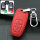 RUSTY Leder Schlüssel Cover passend für Audi Schlüssel rot LEK13-AX4