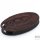 Leather key fob cover case fit for Nissan N6 remote key light brown