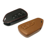 Leather key fob cover case fit for Volkswagen V11 remote key