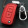 RUSTY Leder Schlüssel Cover passend für Nissan Schlüssel rot LEK13-N1