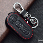 Cover Guscio / Copri-chiave Pelle compatibile con Fiat FT2