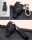 KROKO Leder Schlüssel Cover passend für Mercedes-Benz Schlüssel schwarz/schwarz LEK44-M7