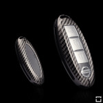 Premium Carbon-Look Aluminium-Zink Schlüssel Cover...