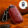 PREMIO Leder Schlüssel Cover passend für Audi Schlüssel rot LEK33-AX6