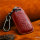 PREMIO Leder Schlüssel Cover passend für Audi Schlüssel rot LEK33-AX6