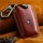 PREMIO Leder Schlüssel Cover passend für BMW Schlüssel rot LEK33-B4, B5