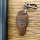 Leather key fob cover case fit for Mercedes-Benz M8 remote key brown