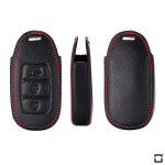 Leather key cover for Hyundai keys including hook (LEK1-D9)