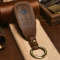 Premium Leder Schlüsselhülle / Schutzhülle passend für Mercedes-Benz (M9) Schlüssel inkl. Zubehör