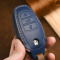 Premium Leder Schlüsselhülle / Schutzhülle passend für Volkswagen (V7X) Schlüssel inkl. Zubehör