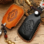 Premium leather key cover for Volkswagen, Skoda, Seat...