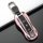 Aluminium Premium Schlüssel Cover passend für Porsche Autoschlüssel rosa HEK11-PE2-10