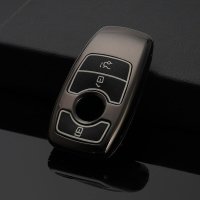 Cover Guscio / Copri-chiave Alluminio, plastica compatibile con Mercedes-Benz M9 antracite