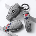 Alcantara key cover for Mercedes-Benz keys incl. keychain...