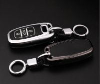 Aluminum, High quality plastic key fob cover case fit for Audi AX4 remote key anthracite