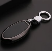 Aluminum, High quality plastic key fob cover case fit for Nissan N6 remote key anthracite
