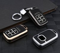 Aluminum, High quality plastic key fob cover case fit for Honda H12 remote key anthracite