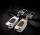 Alu Hartschalen Schlüssel Case passend für Hyundai Autoschlüssel champagner matt/braun HEK2-D5-30